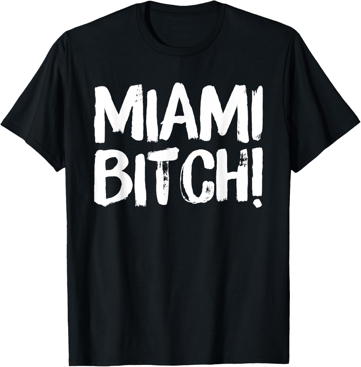 Miami Funny Miami Party Beach Sun Music T-Shirt - T-Shirt | Black