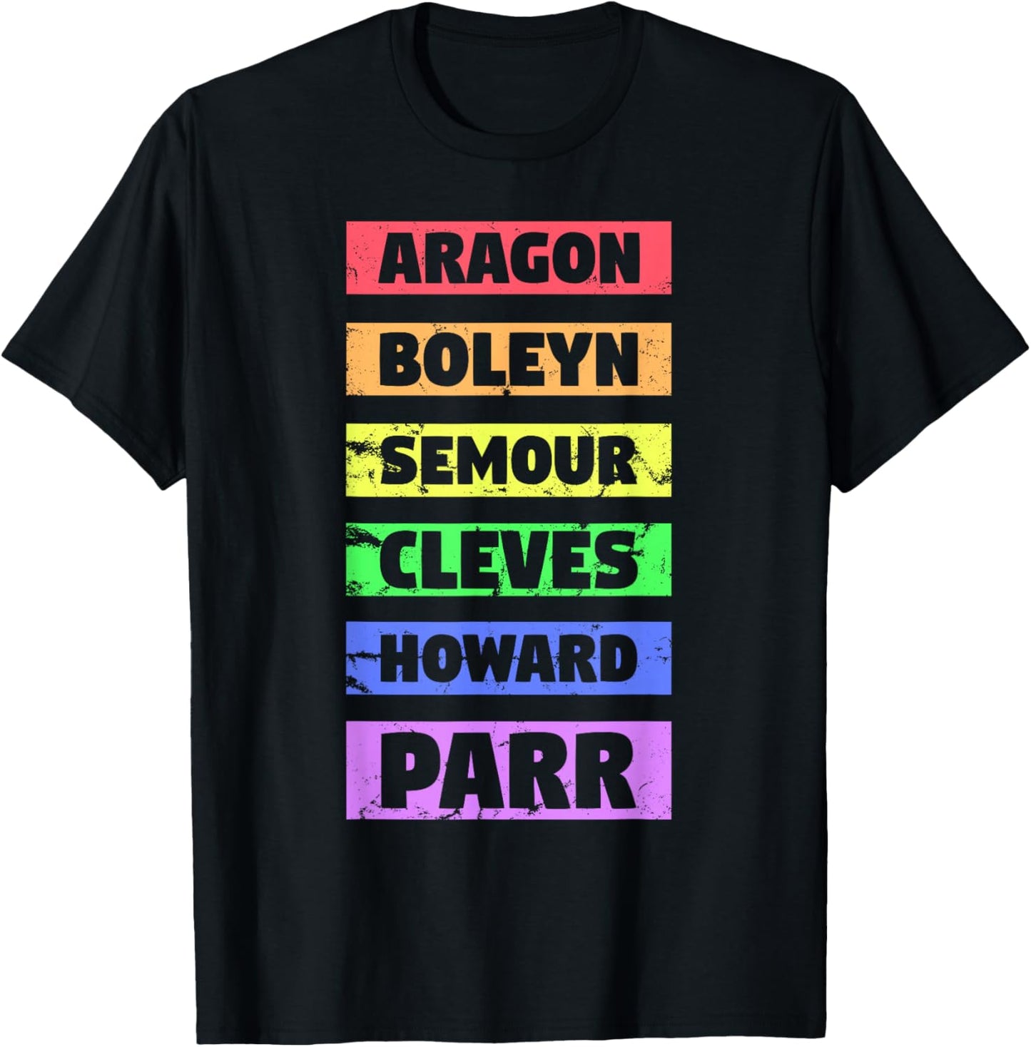 Six Ex Wife British History Gift Historian Musical Lover T-Shirt - T-Shirt | Black