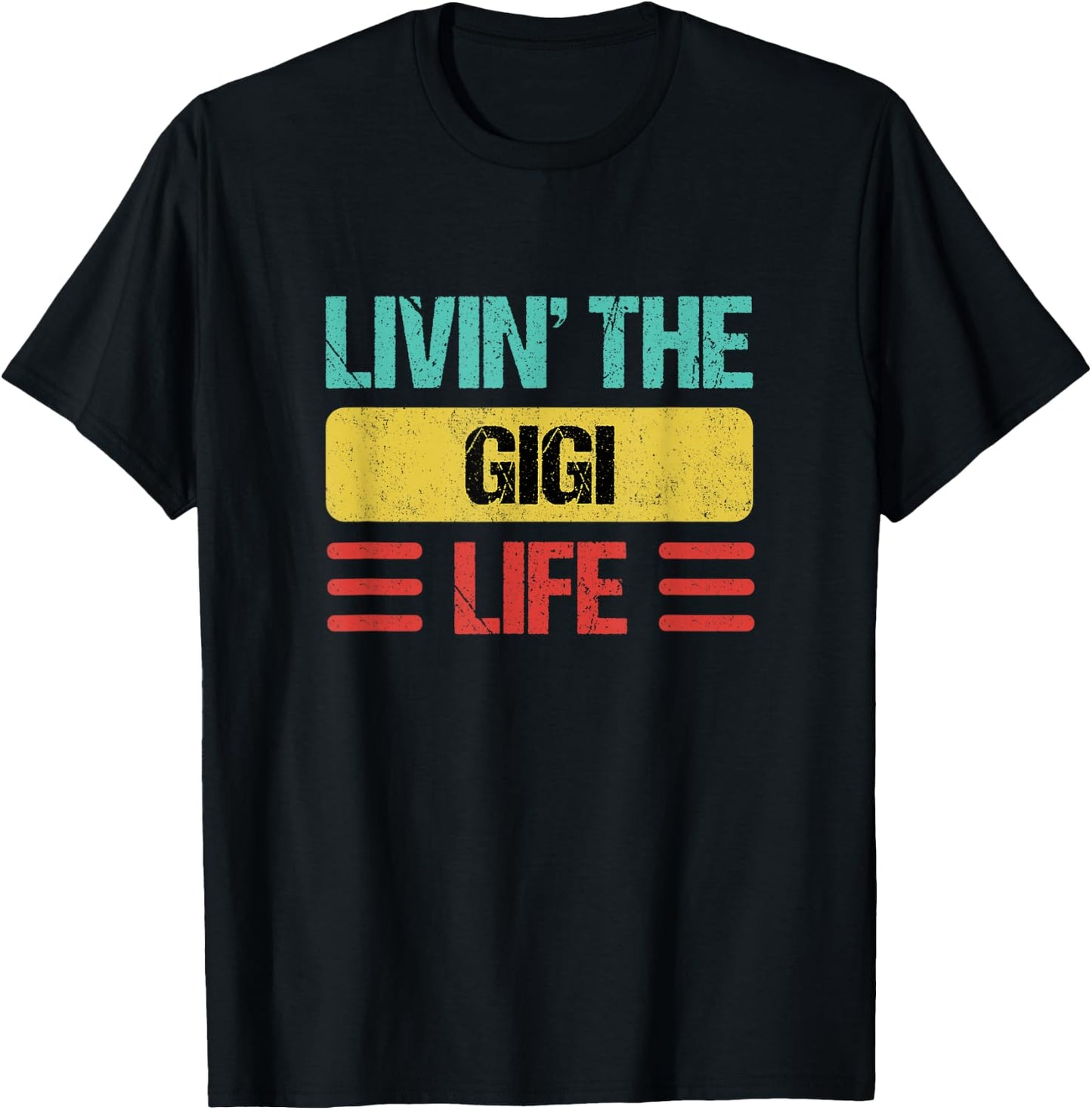 Gigi Name T-Shirt - T-Shirt | Black
