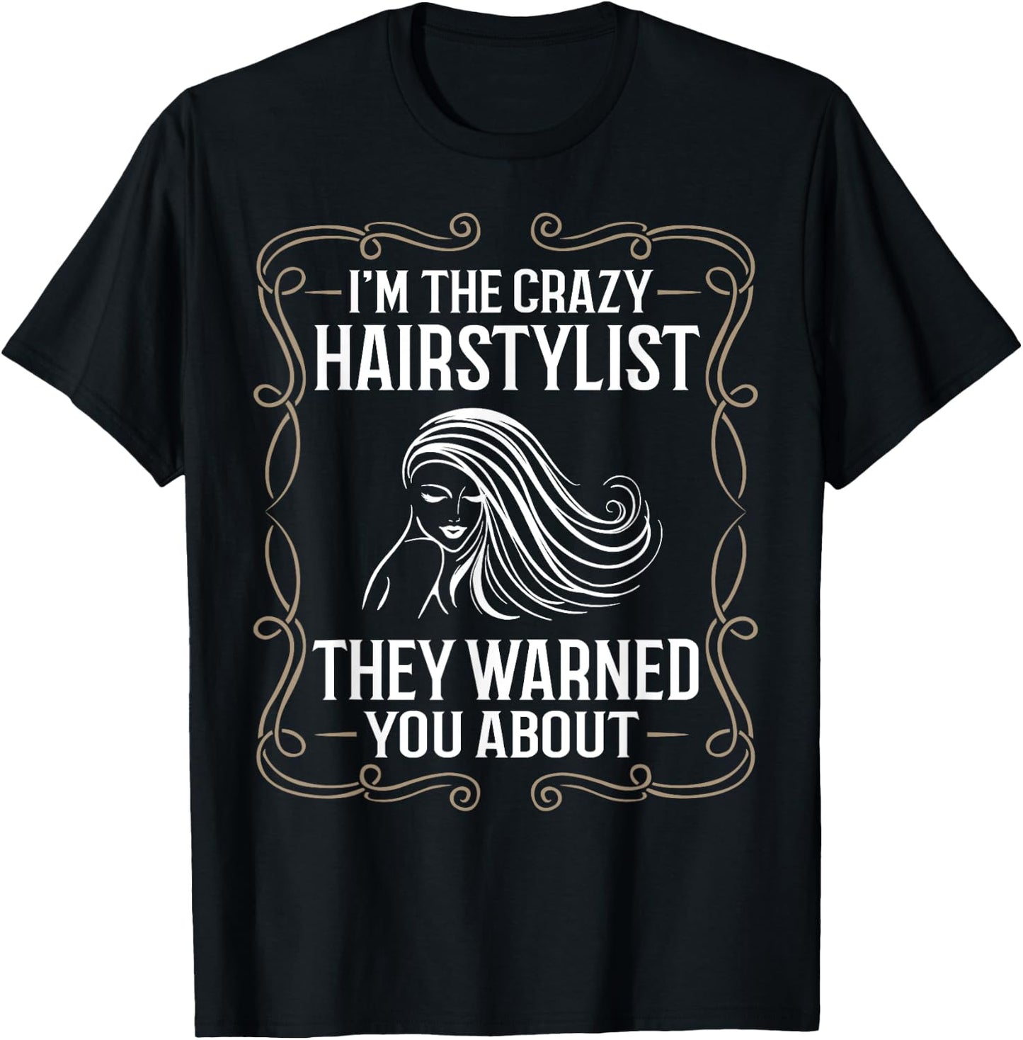 Hairstylist Professional Barber Hairstyle Hairdresser T-Shirt - T-Shirt | Black