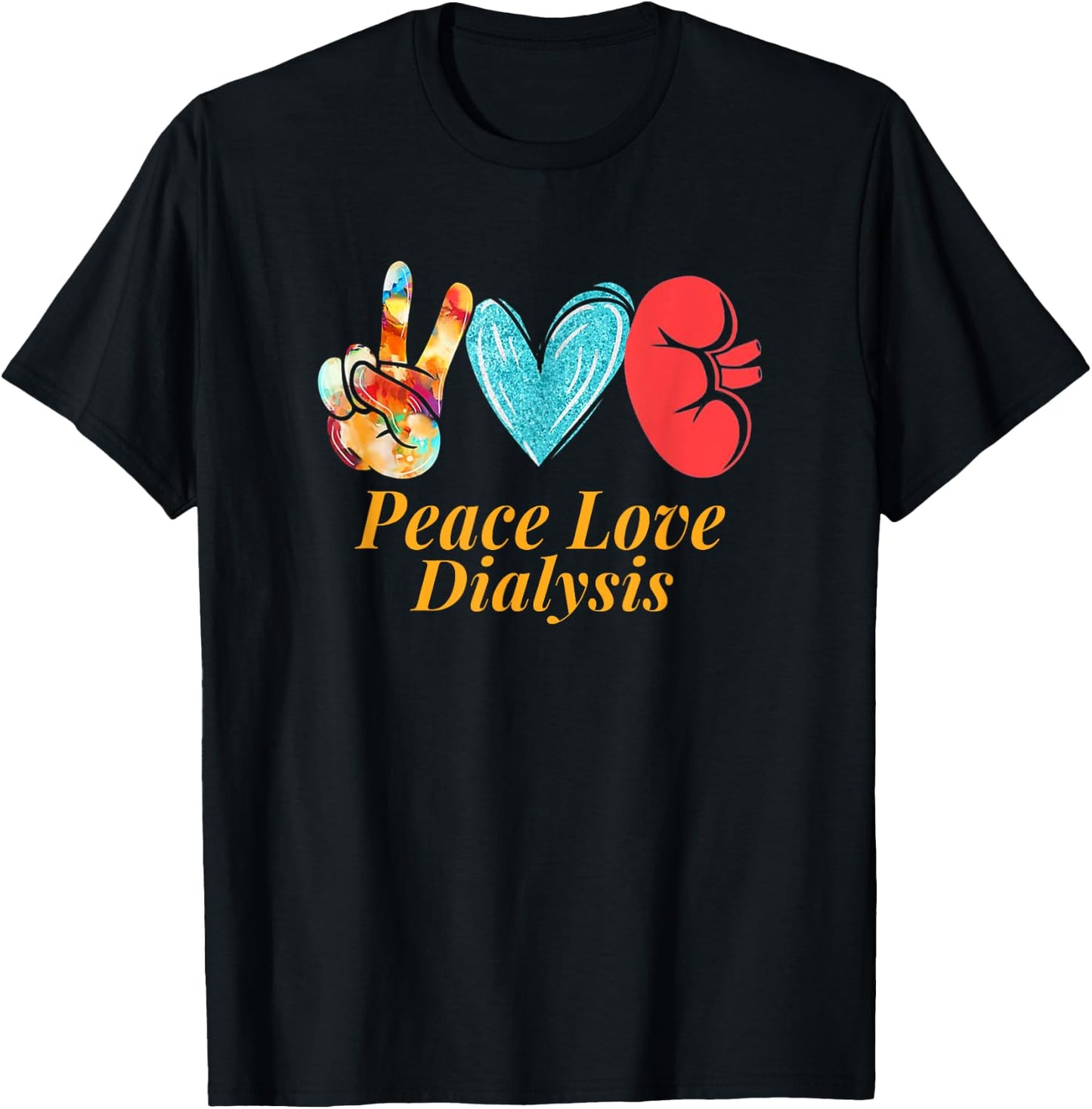 Dialysis Nurse Kidney Transplant Nephrology T-Shirt - T-Shirt | Black