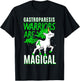 Gastroparesis Awareness Stomach Paralysis Unicorn Lover Gift T-Shirt - T-Shirt | Black