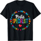 Funny Appreciation Week School Library Media Specialist T-Shirt - T-Shirt | Black