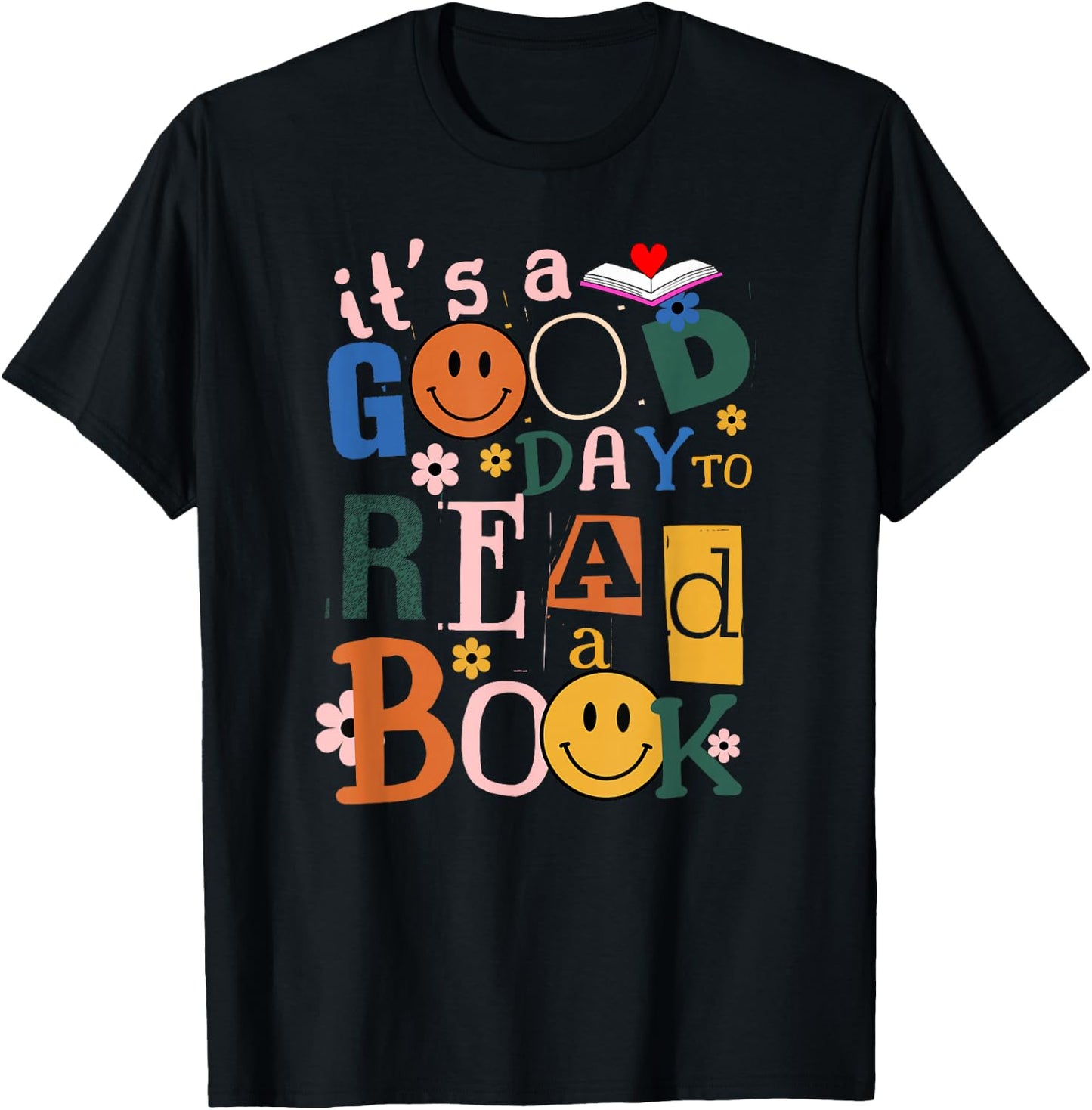 Its a Good Day to Read a Book Lovers Library Reading Women T-Shirt - T-Shirt | Black