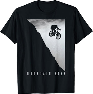 Mountain Bike Downhill Vintage MTB Downhill Bicycle Gift T-Shirt - T-Shirt | Black