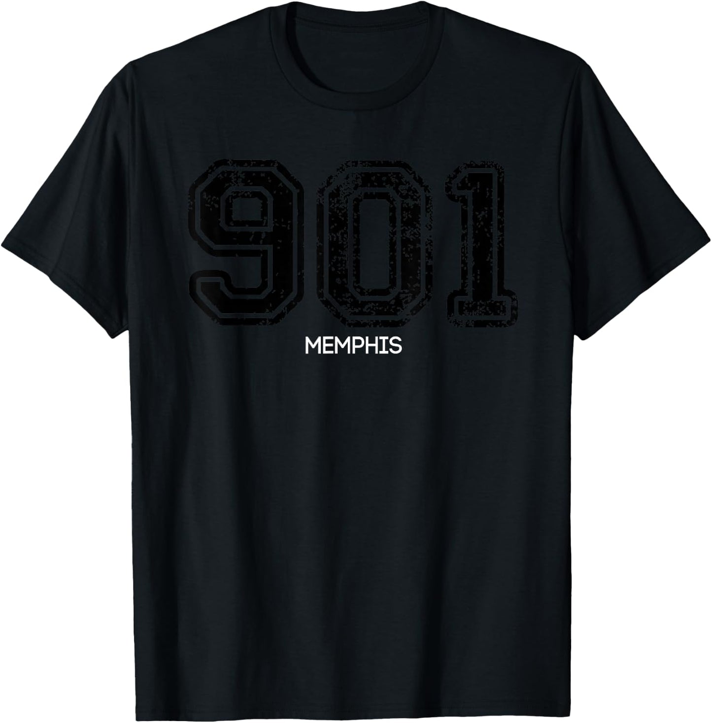 901 Memphis Hometown Love T-Shirt - T-Shirt | Black