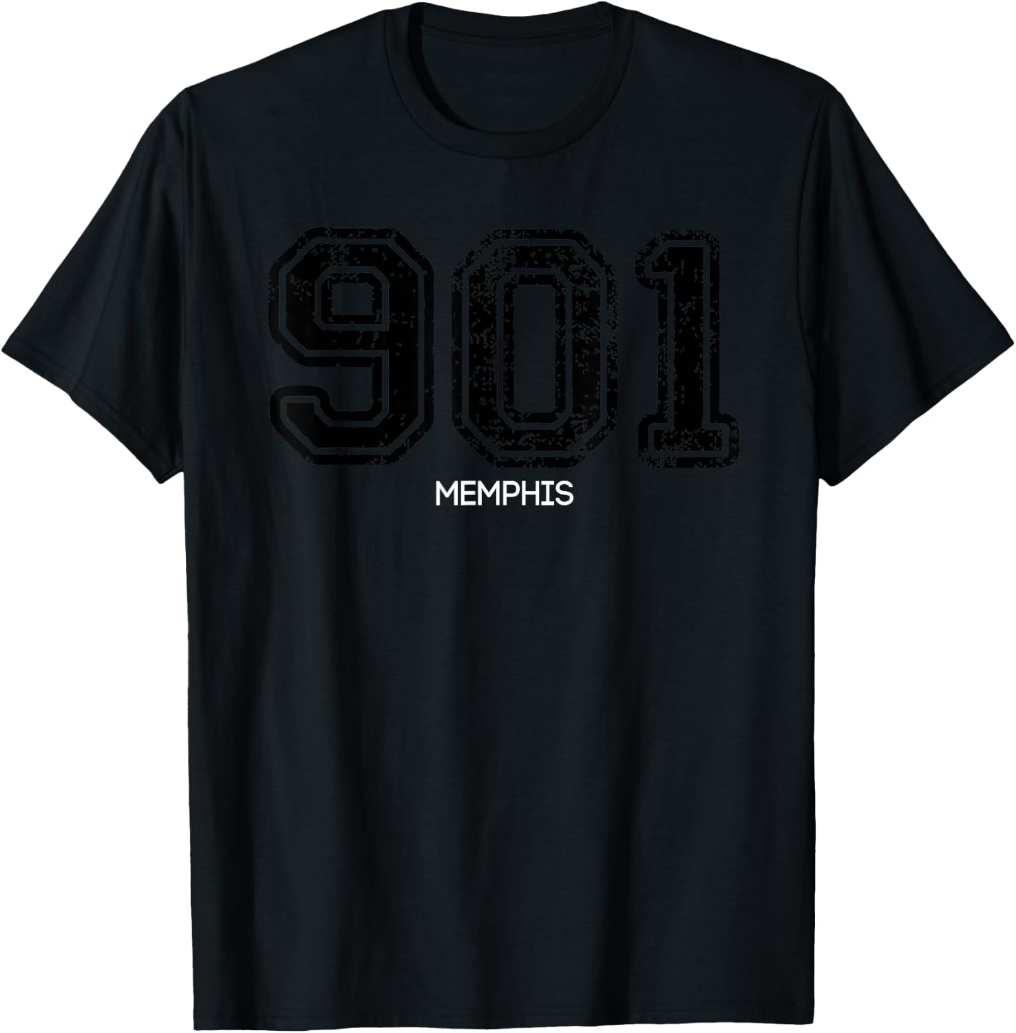 901 Memphis Hometown Love T-Shirt - T-Shirt | Black