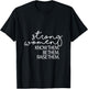 Strong Women Know Them Be Them Raise Them Mothers Day T-Shirt - T-Shirt | Black