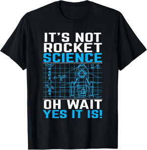 Rocket Science Rocket Science Gift T-Shirt - T-Shirt | Black