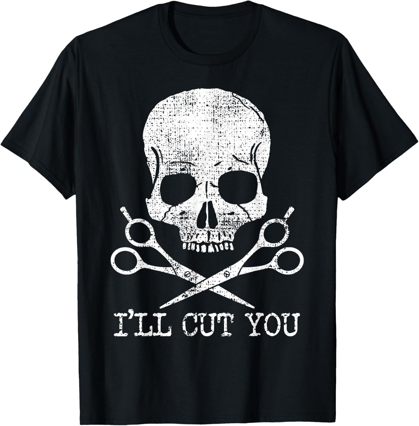 Vintage Barber Hairdresser Hairstylist Gift T-Shirt - T-Shirt | Black