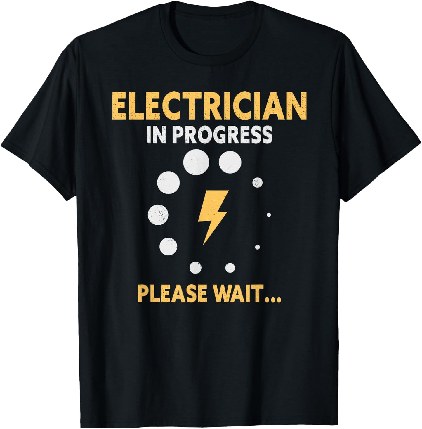 Electrician Electrical Worker Journeyman Wireman Scull T-Shirt - T-Shirt | Black