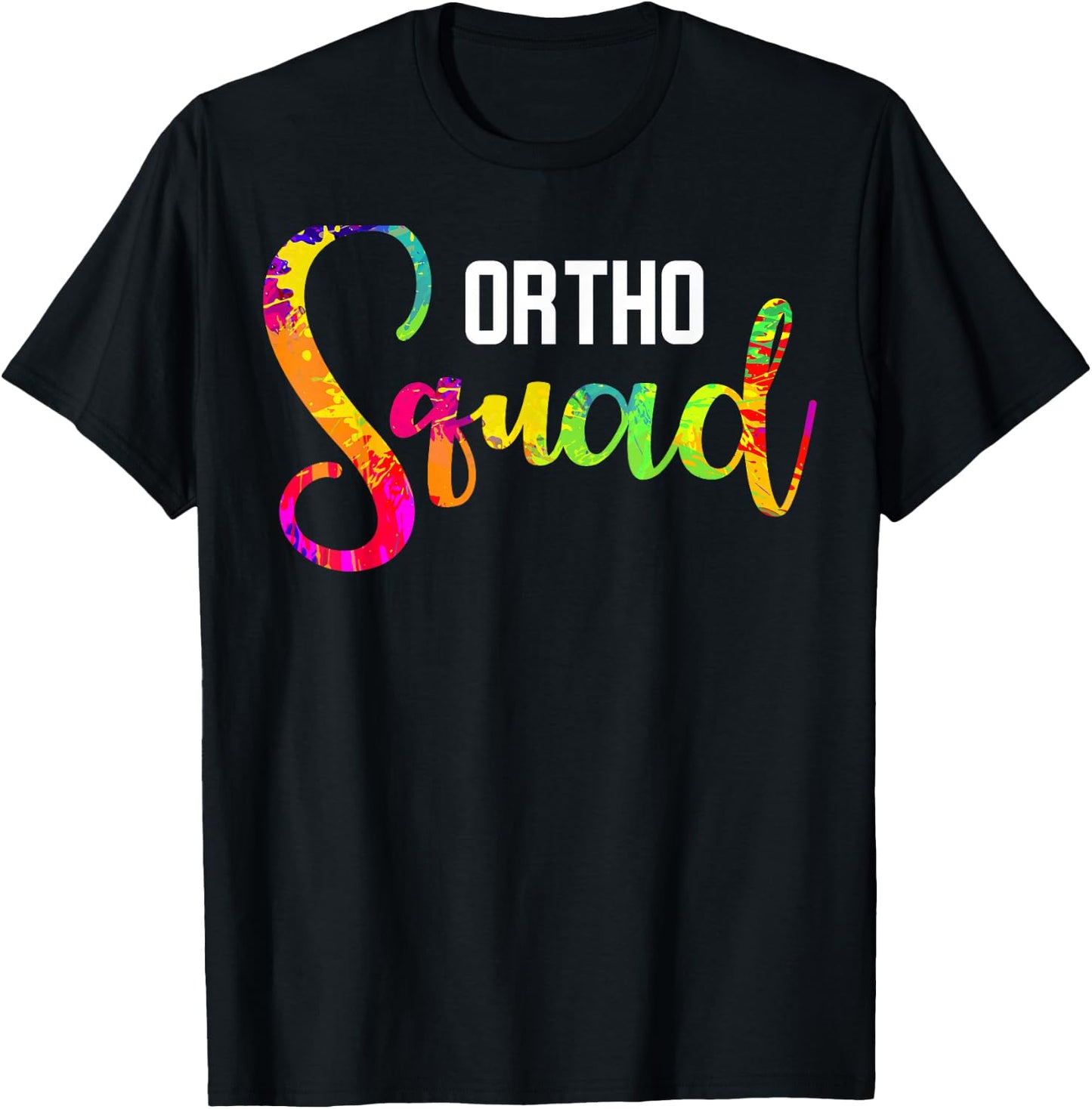 Orthodontist Ortho Squad Orthodontic Technician T-Shirt - T-Shirt | Black