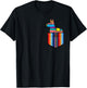 Pocket Pinata Serape Cinco De Mayo Mexican Fiesta Party Kids T-Shirt - T-Shirt | Black