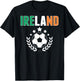 Proud Ireland Soccer Fans Jersey - Support Irish Football T-Shirt - T-Shirt | Black
