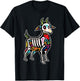 Goat Sugar Skull Mexican Day of the Dead Dia De Muertos T-Shirt - T-Shirt | Black