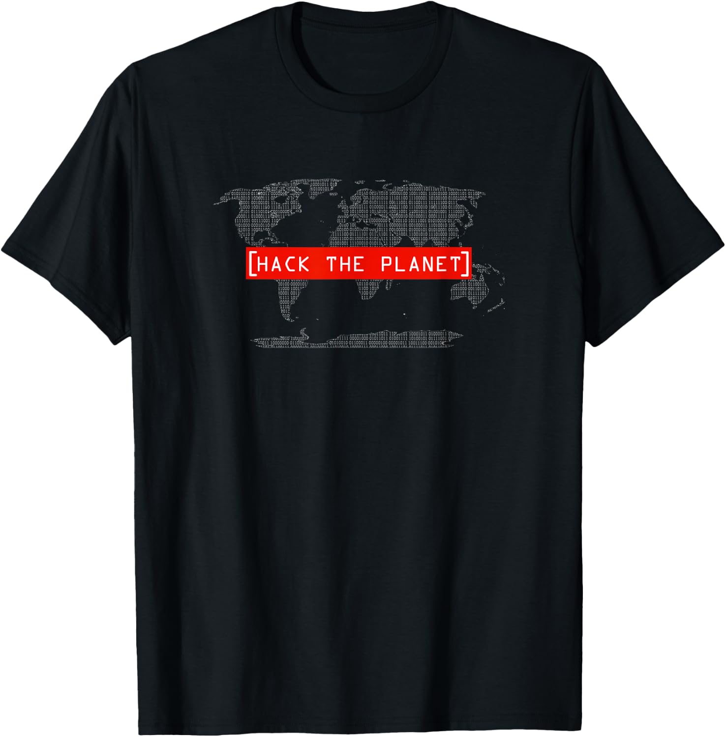 Hack The Planet - Hacking Hacker T-Shirt - T-Shirt | Black