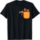 Red Panda In Pocket Funny Red Pandas Animal Lover Graphic T-Shirt - T-Shirt | Black