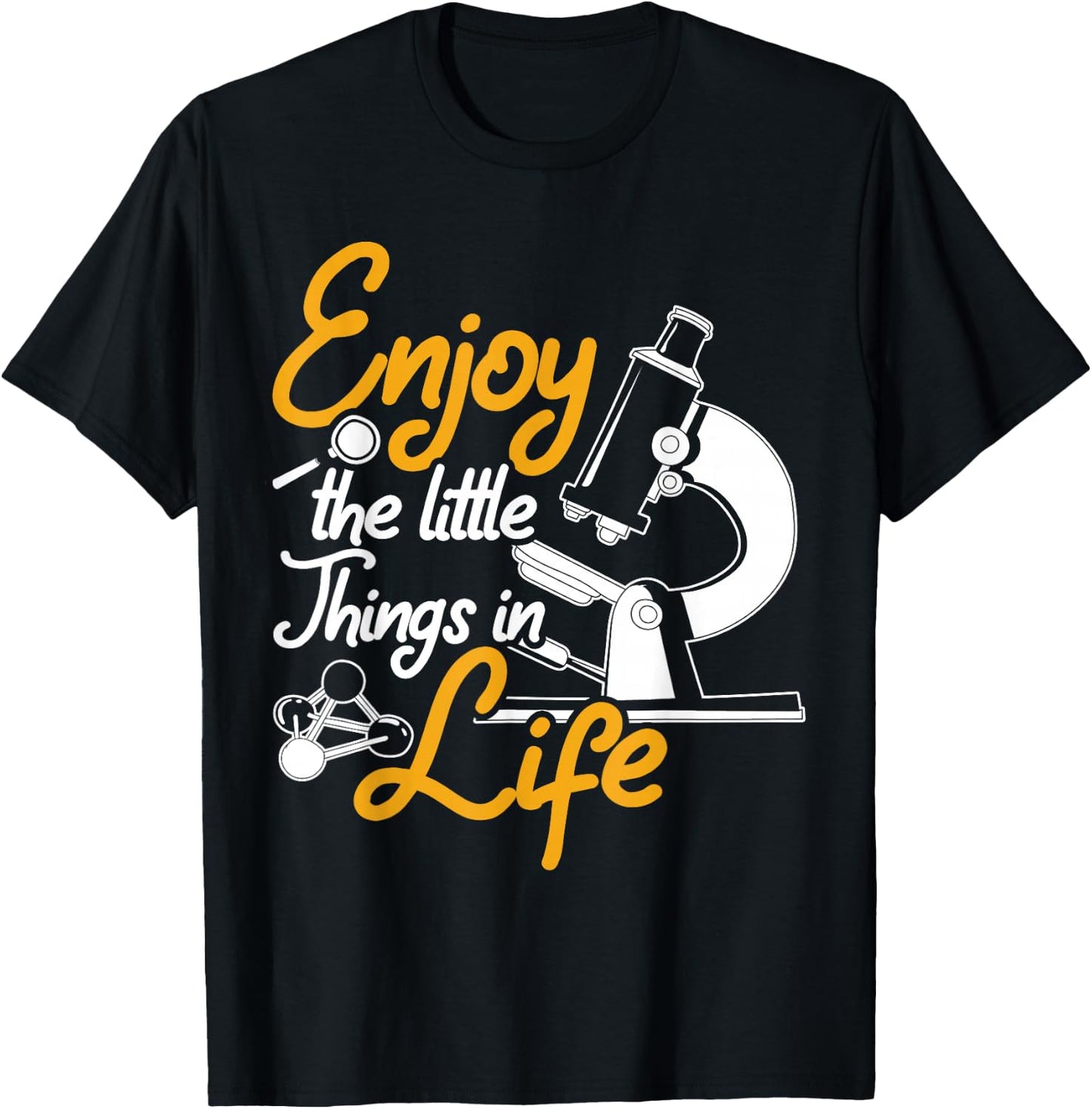 Microbiology Science Funny Gift Biology T-Shirt - T-Shirt | Black