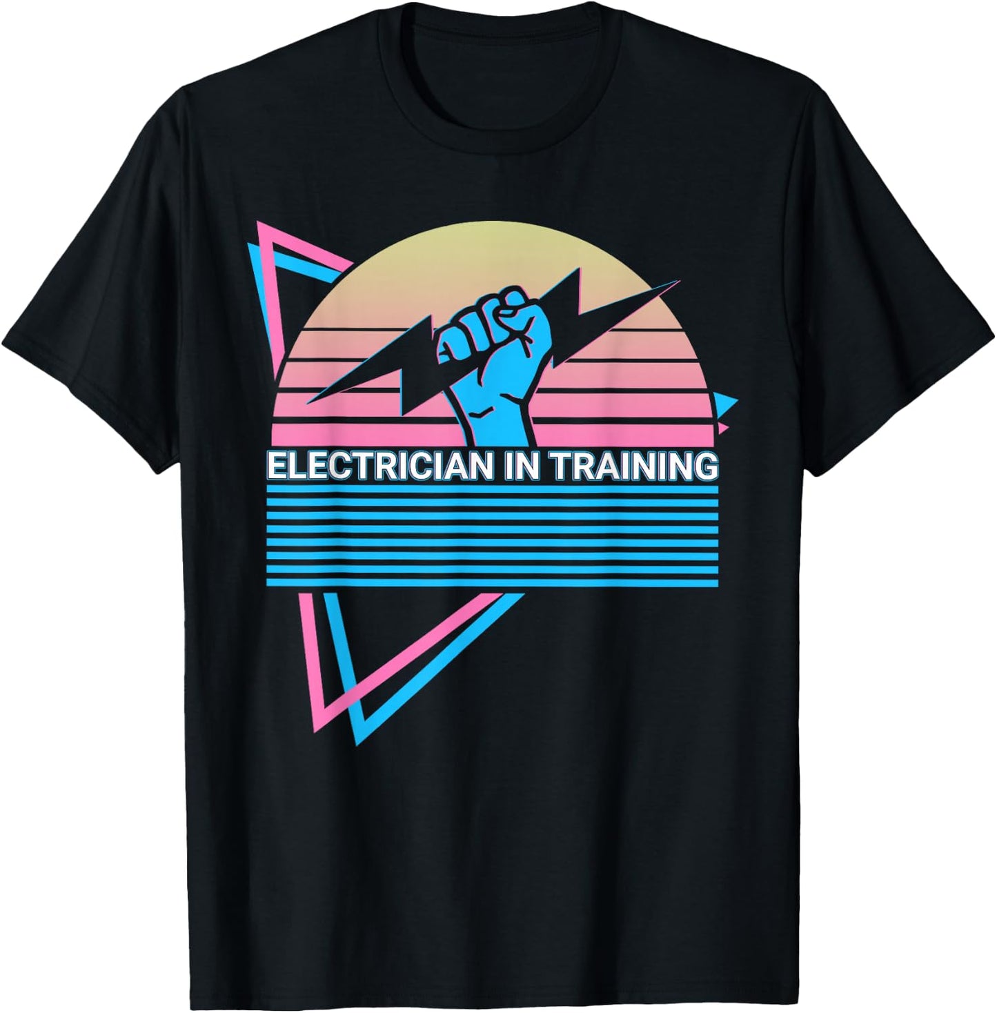 Electrician In Training Retro T-Shirt - T-Shirt | Black