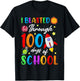 I Blasted Through 100 Days Of School 100th Day Teacher Kids T-Shirt - T-Shirt | Black