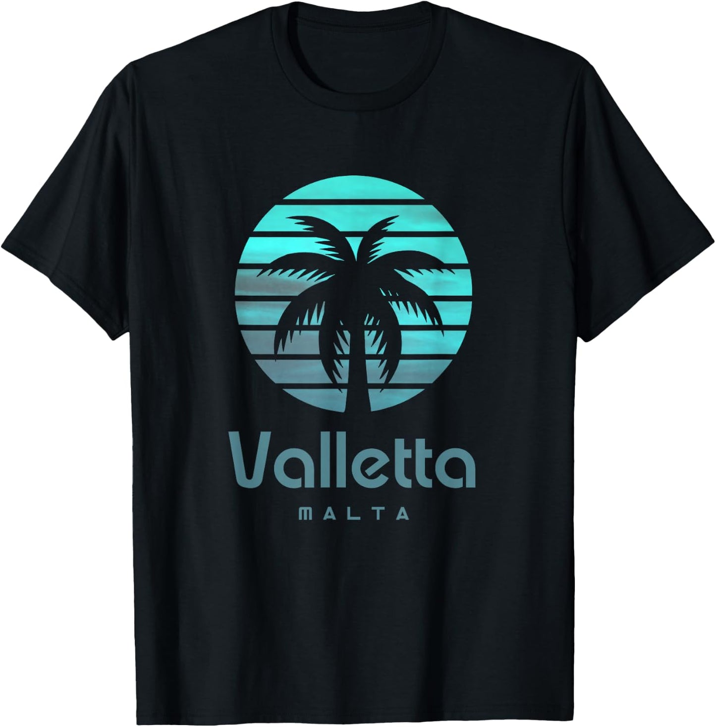 Valletta Malta T-Shirt - T-Shirt | Black