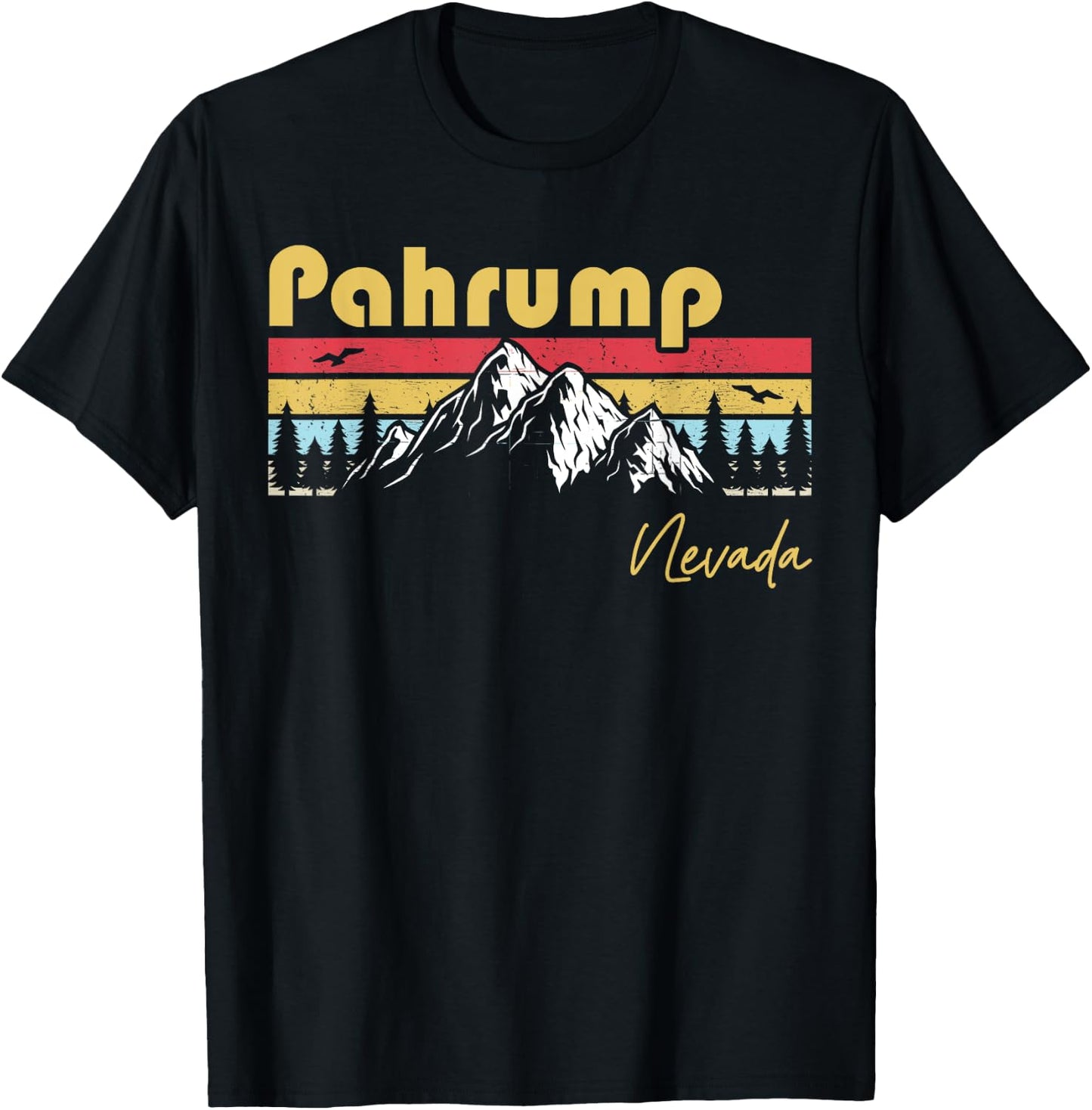 Pahrump Nevada Roots Hometown Vintage Home State Pride T-Shirt - T-Shirt | Black