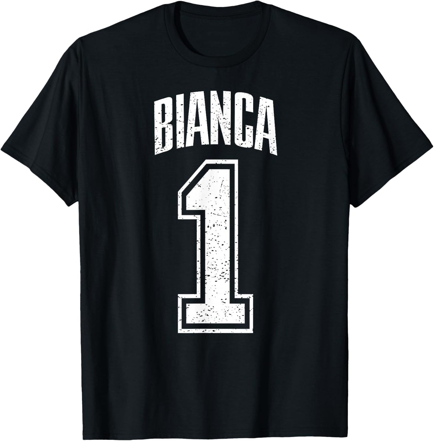 Bianca Supporter Number 1 Biggest Fan T-Shirt - T-Shirt | Black