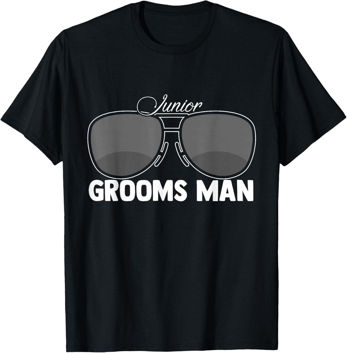 Junior Groomsman Wedding Party T-Shirt - T-Shirt | Black