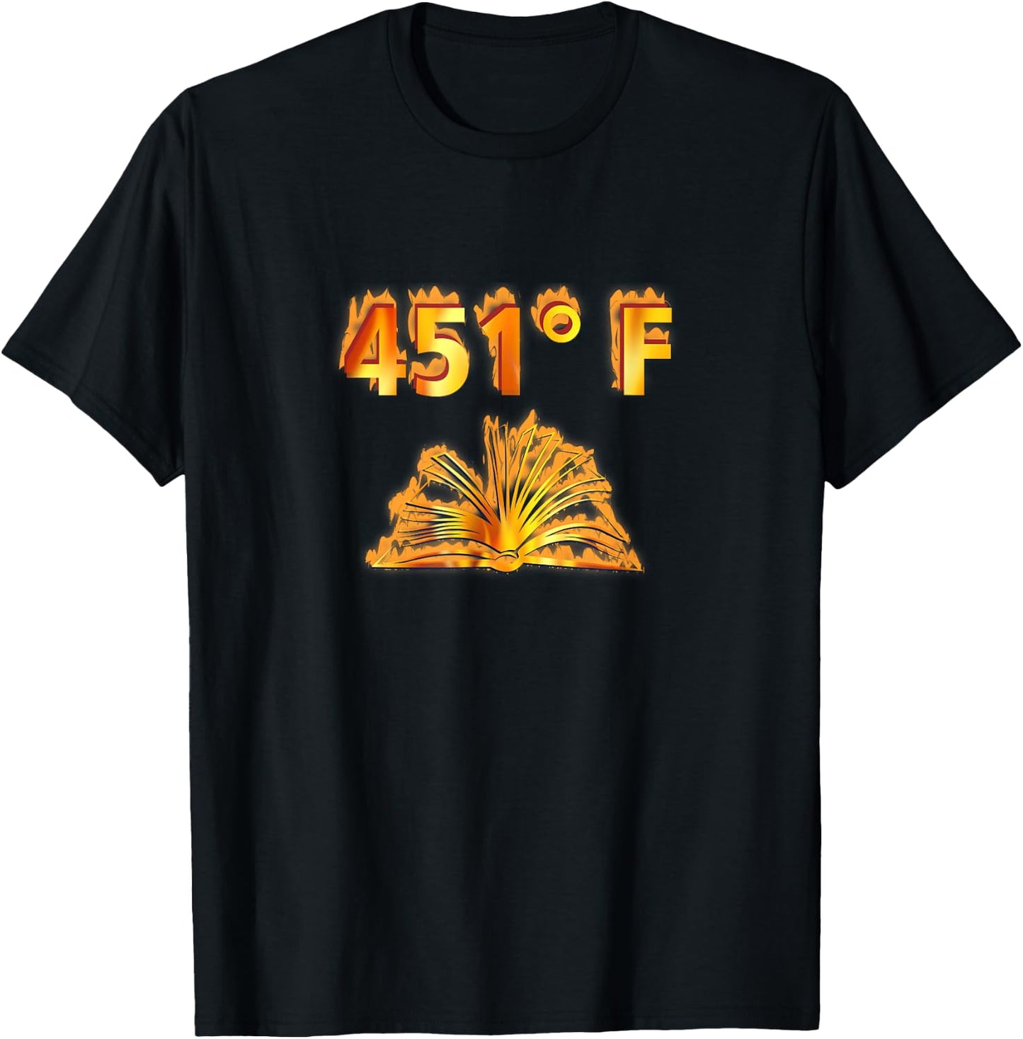 451 Fahrenheit T-Shirt - T-Shirt | Black
