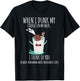 When I Dunk My Cookies In My Milk I Think Of You Funny T-Shirt - T-Shirt | Black