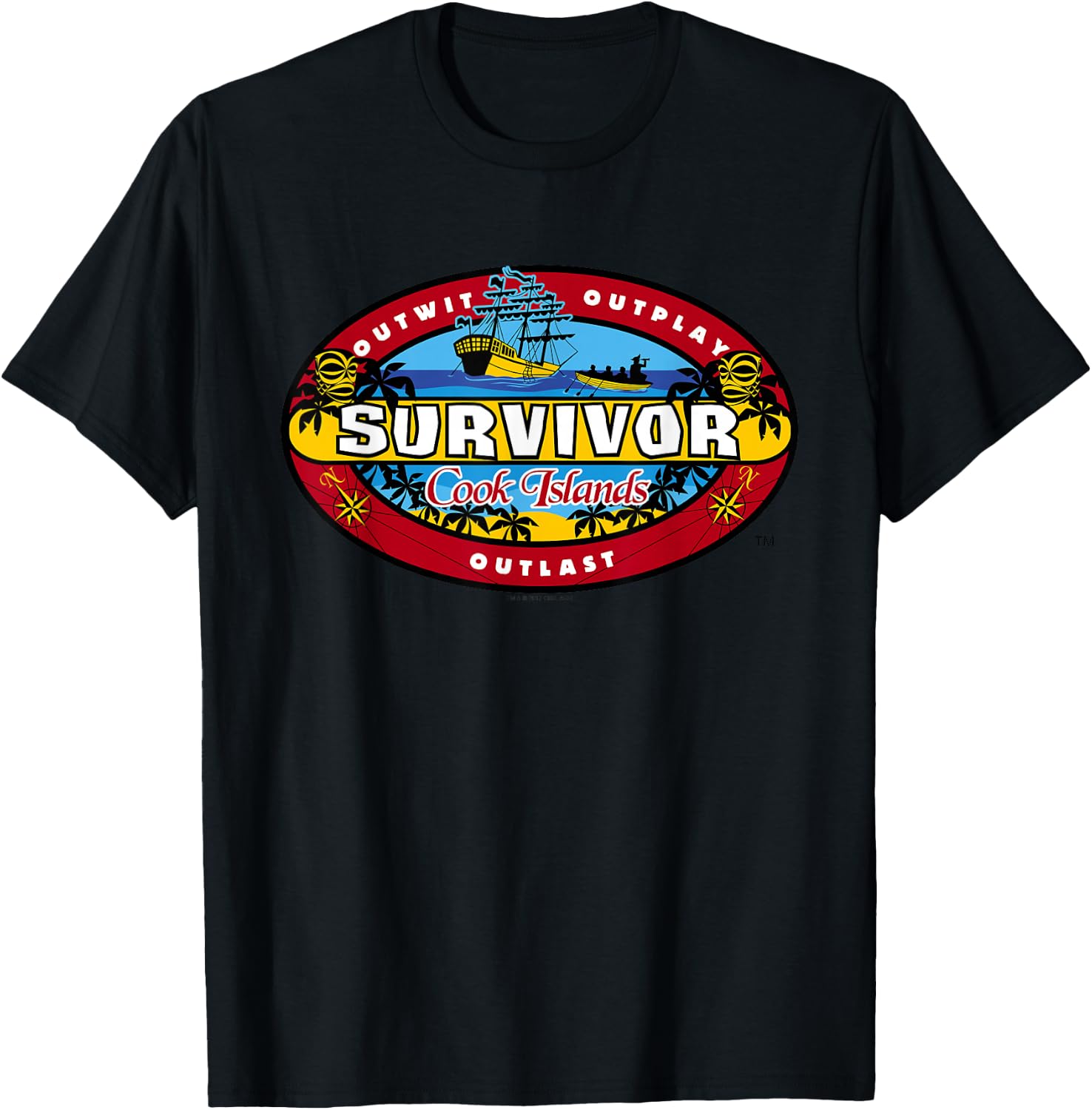 Survivor Cook Islands T-Shirt - T-Shirt | Black