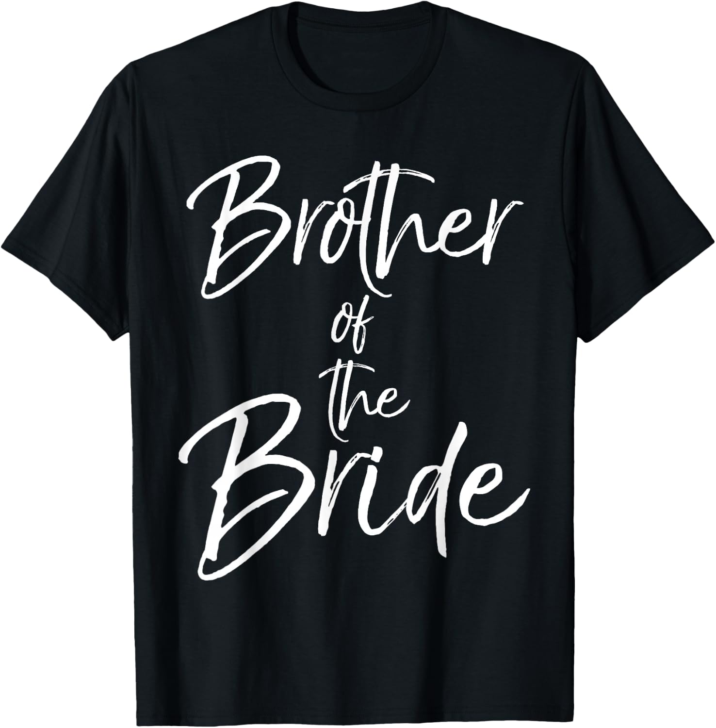 Matching Bridal Party Gifts for Family Brother of the Bride T-Shirt - T-Shirt | Black
