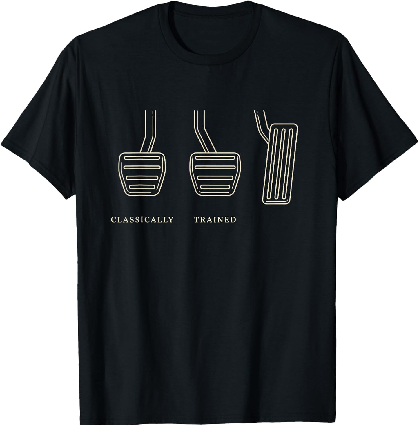 Classically Trained Retro Vintage Car Driving Auto T-Shirt - T-Shirt | Black
