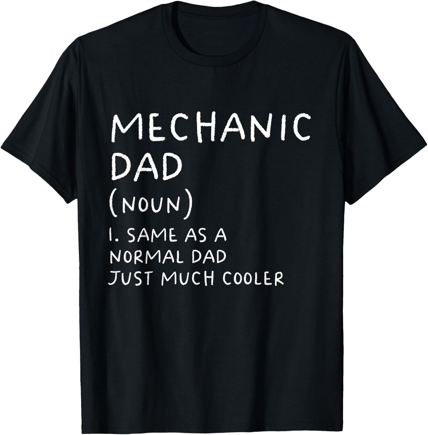 Mechanic Dad Definition Funny Garage Car Mechanic T-Shirt - T-Shirt | Black