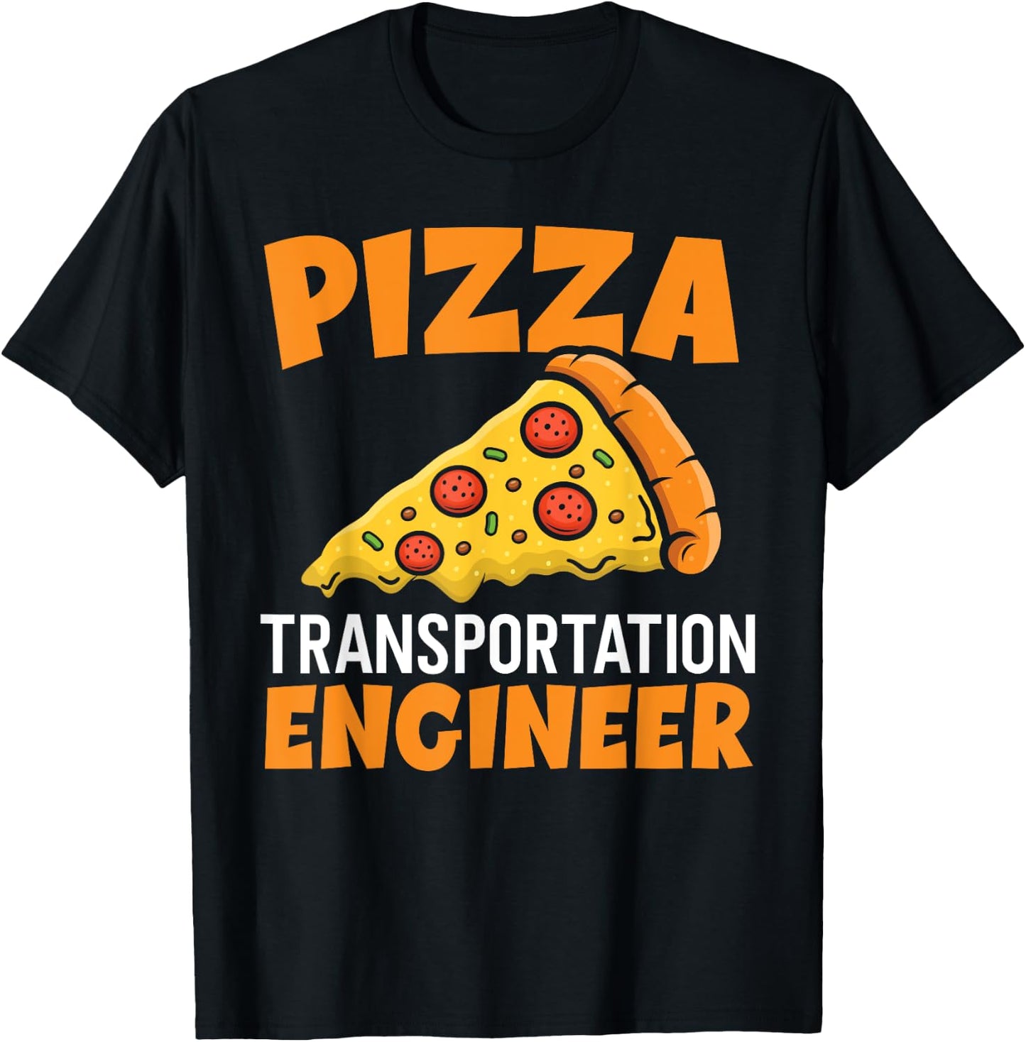 Pizza Delivery Engineer Pizza Delivery Service T-Shirt - T-Shirt | Black