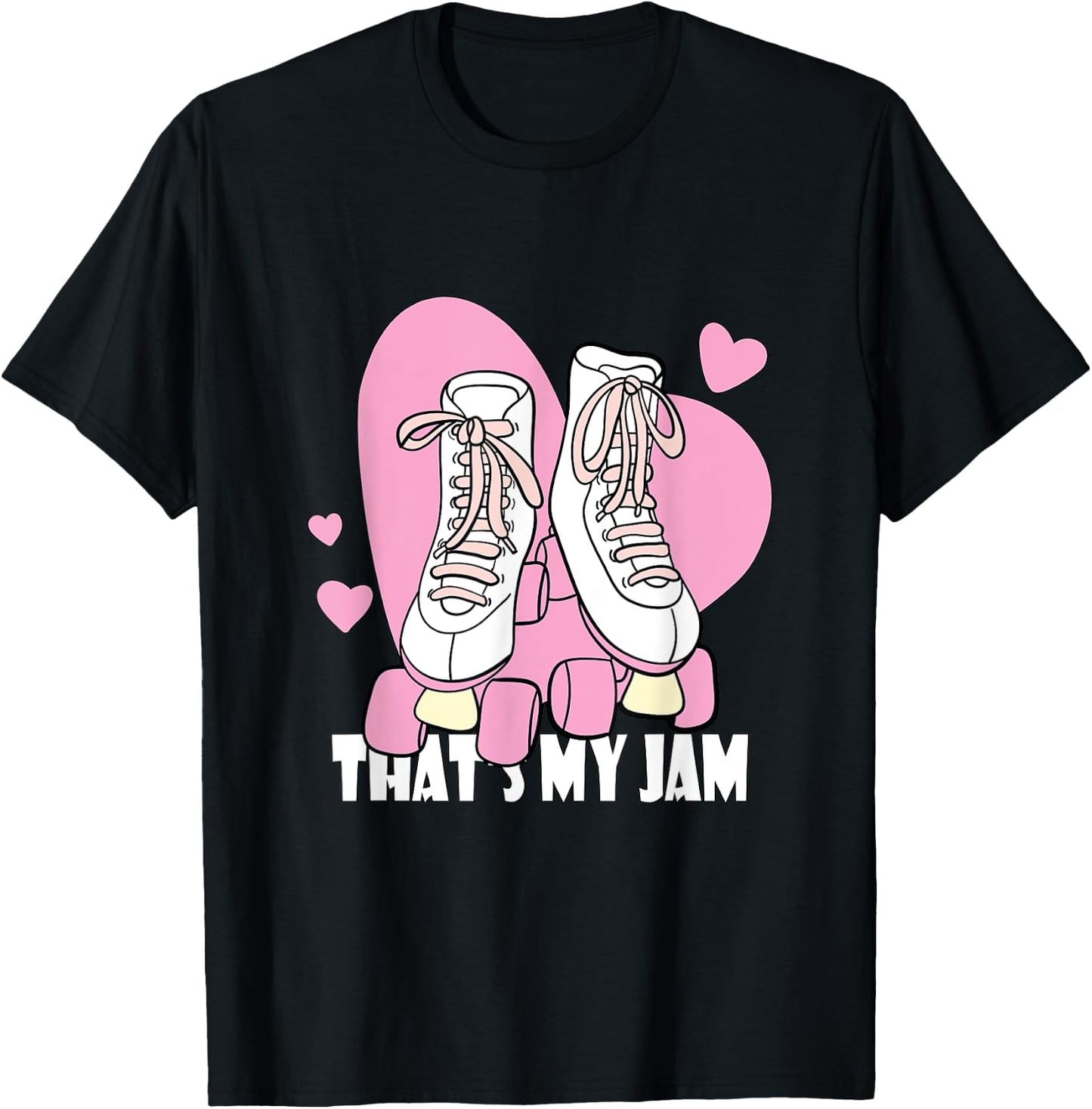 Roller Skating That's my Jam T-Shirt - T-Shirt | Black