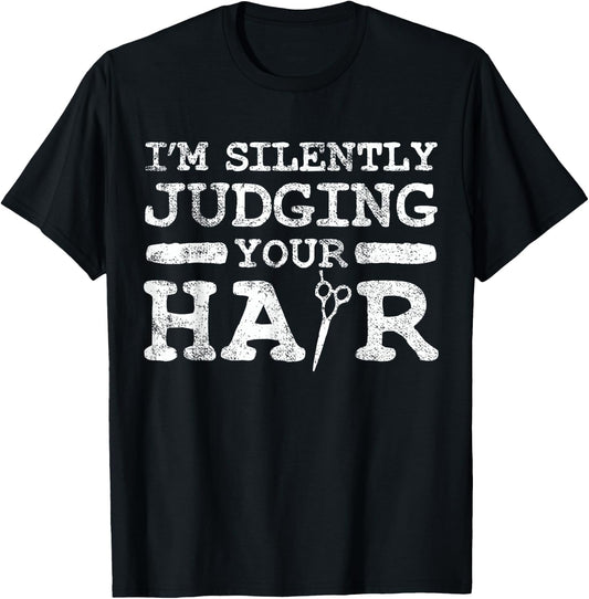 Hairstylist Hairdresser Hairstyling Vintage T-Shirt - T-Shirt | Black