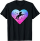 Women or Girls Cute Unicorn T-Shirt - T-Shirt | Black