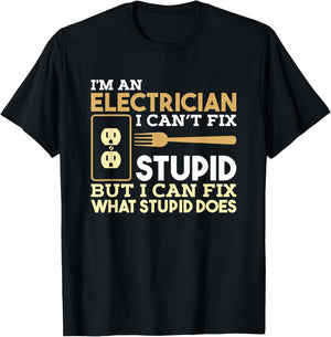 Funny Electrician T shirt I'm An Electrician T-Shirt - T-Shirt | Black