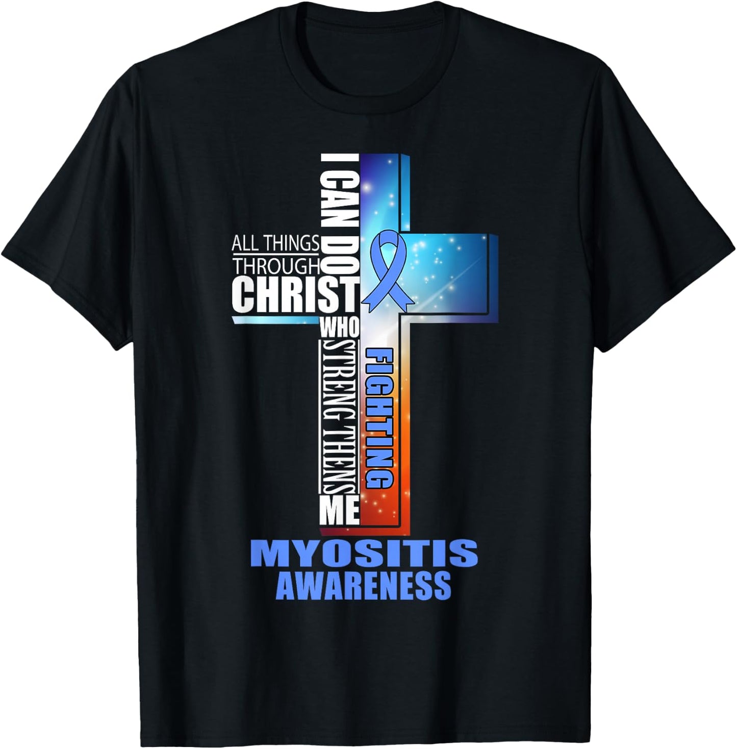 MYOSITIS Warrior Awareness Shirt T-Shirt - T-Shirt | Black