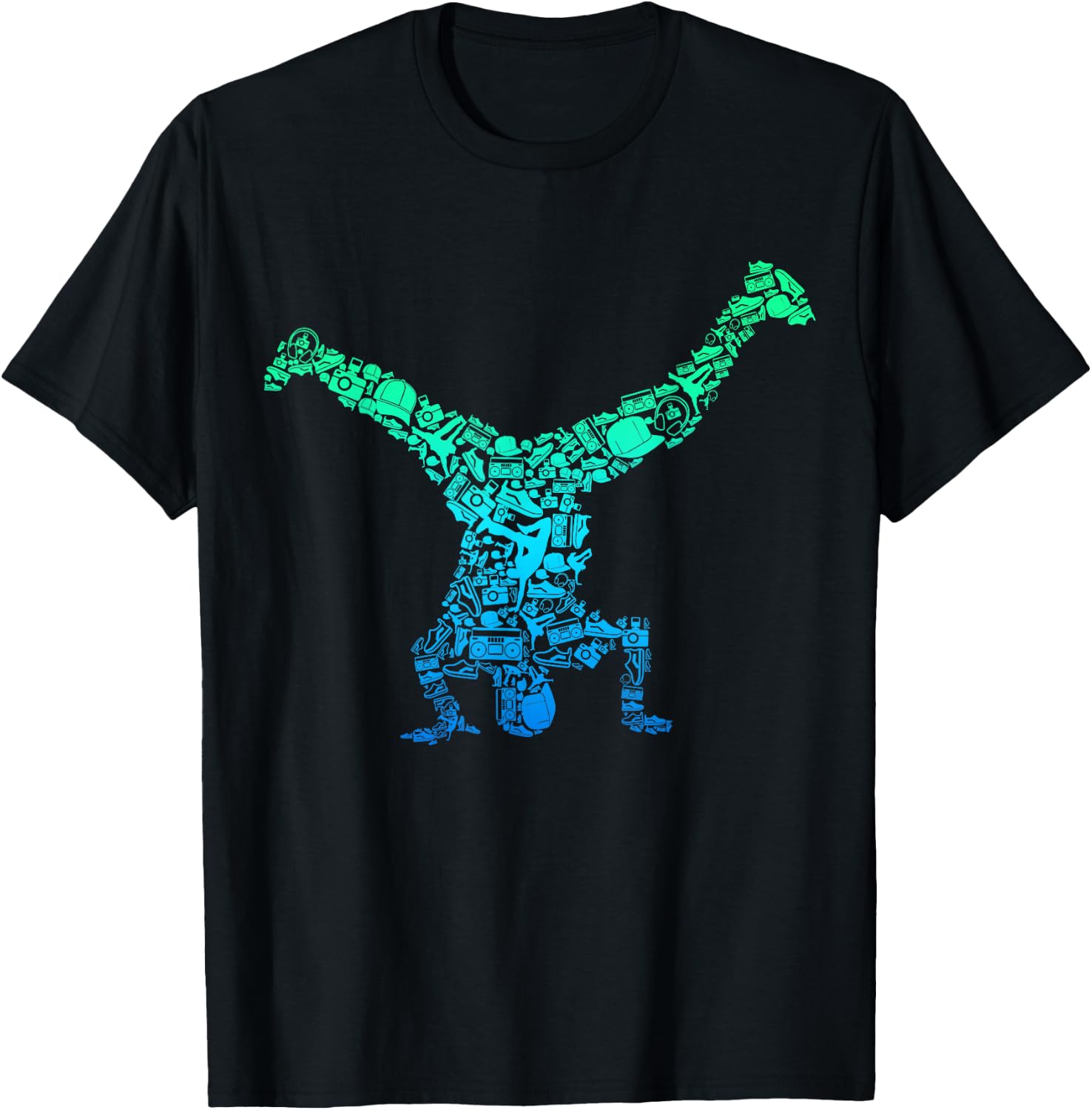 Breakdance Breakdancer Breakdancing Kids Boys Men T-Shirt - T-Shirt | Black