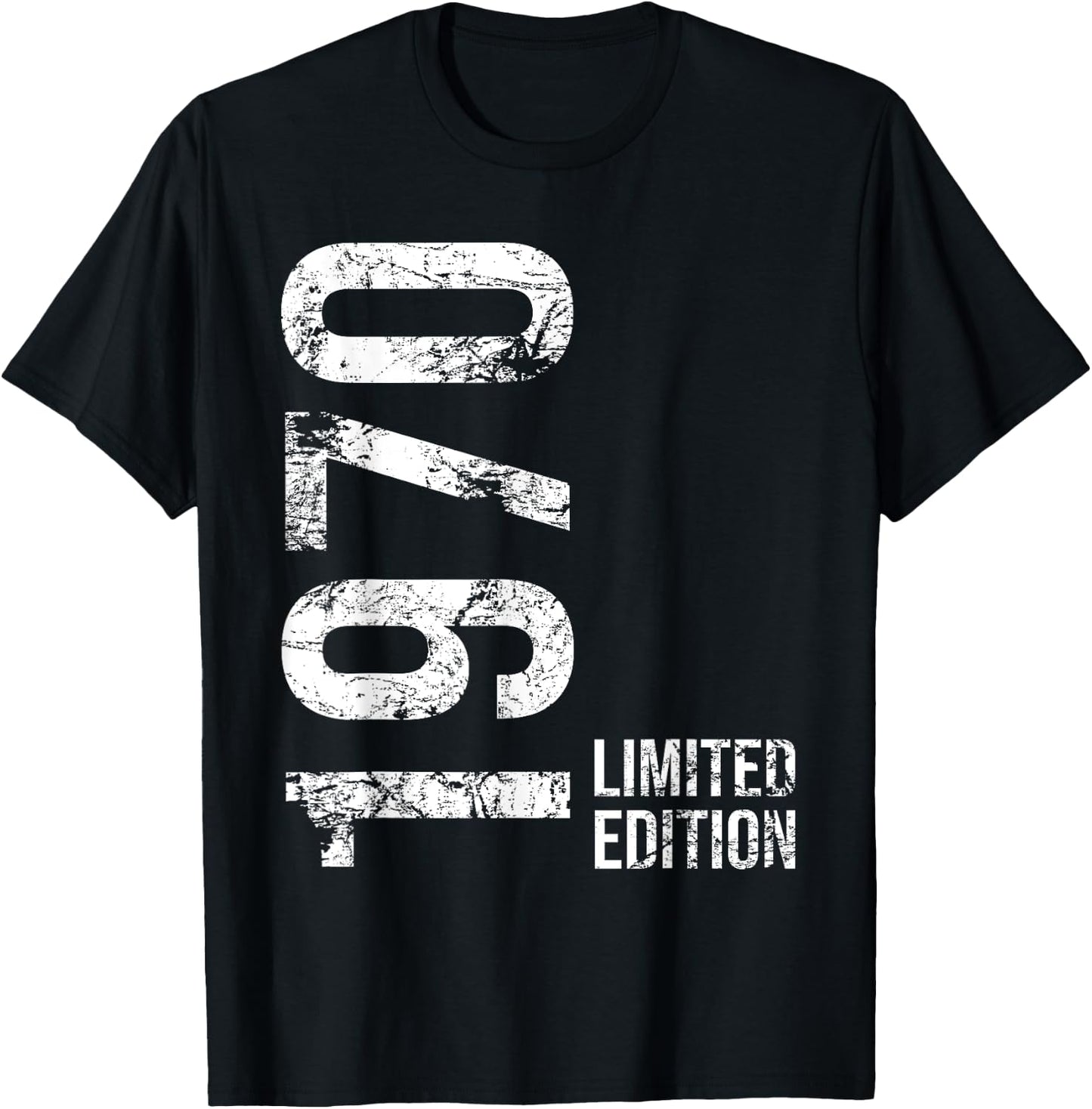 55th Birthday 55 Years Old Man Woman Vintage 1970 T-Shirt - T-Shirt | Black