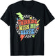 Retro Twinning With My Bestie Shirt Twin Day Friend BFF T-Shirt - T-Shirt | Black