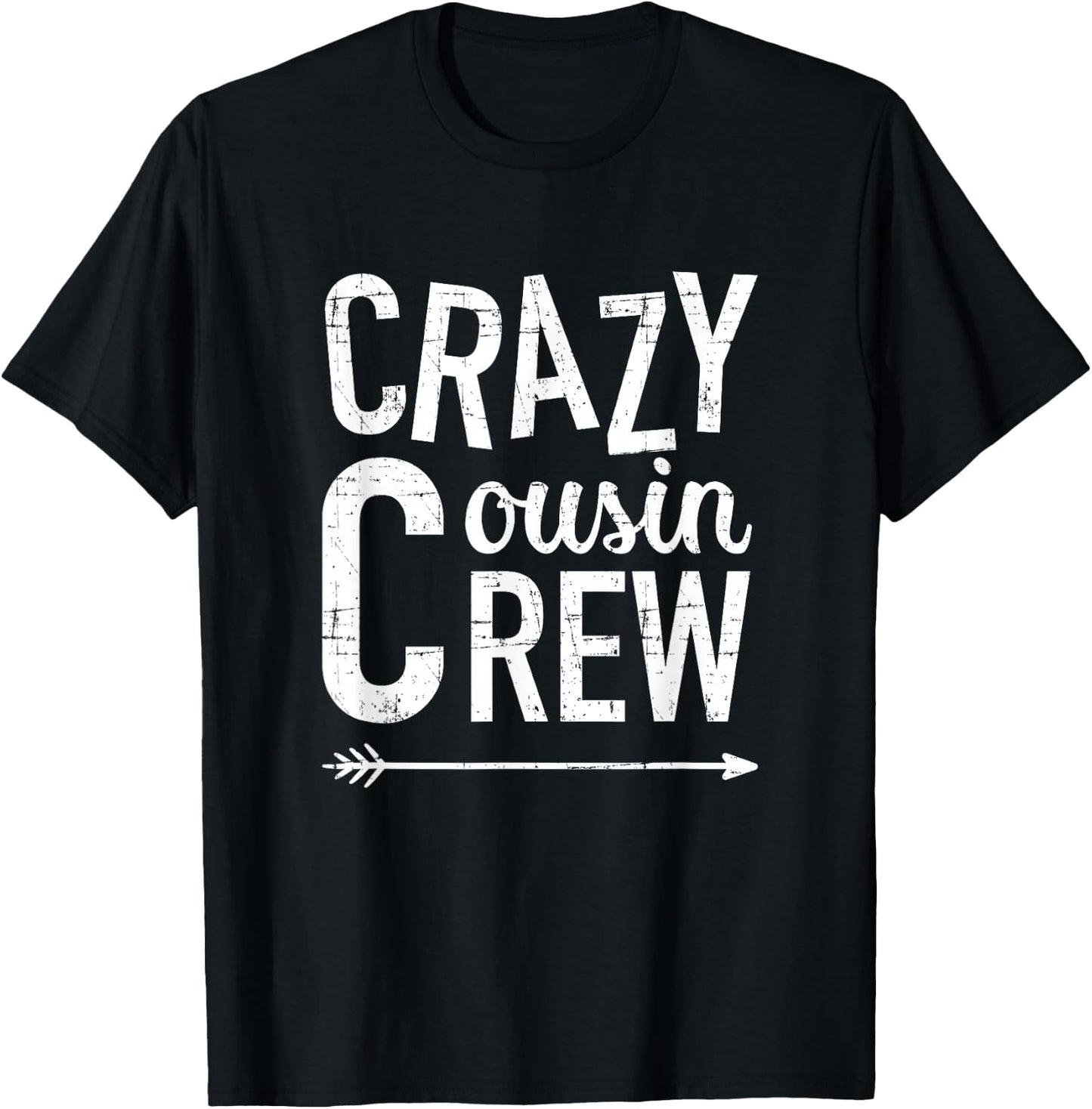 Crazy cousin crew T-Shirt - T-Shirt | Black