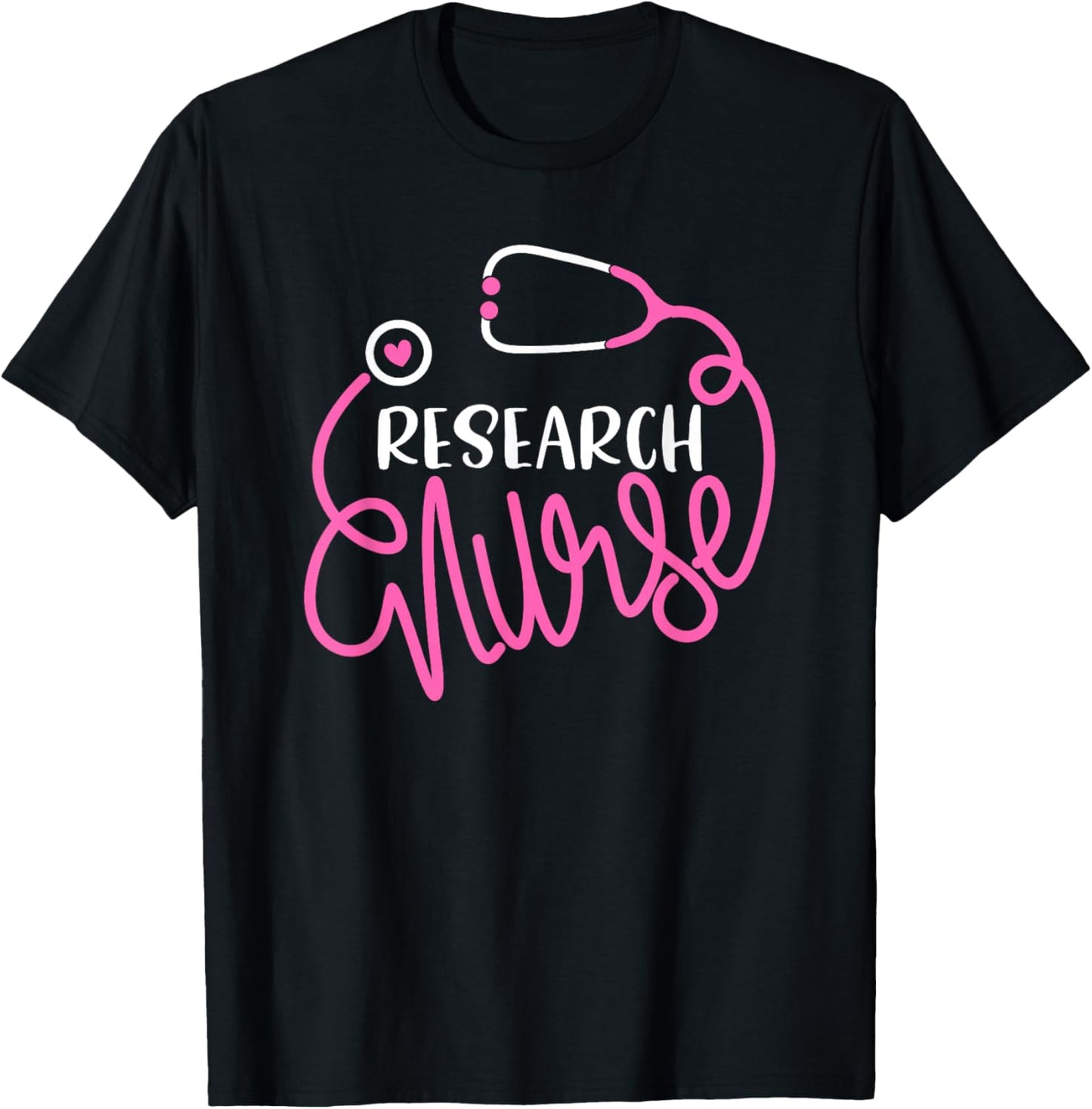 Research Nurse - RN Clinical Research Nursing Department T-Shirt - T-Shirt | Black