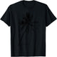 Palm Beachwear Beach Outfit Surfing Aloha Retro Palm Tree T-Shirt - T-Shirt | Black