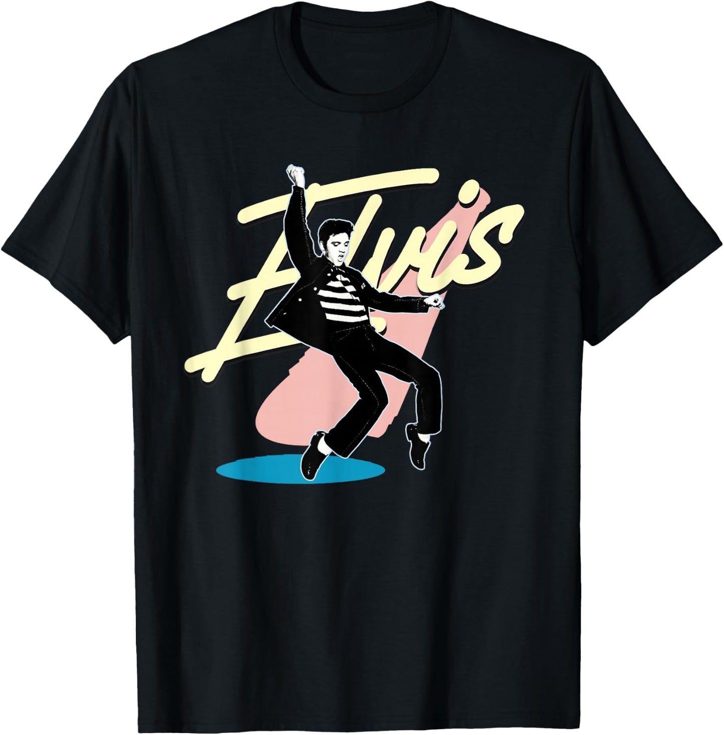 Elvis Presley Official Signature Dance T-Shirt - T-Shirt | Black