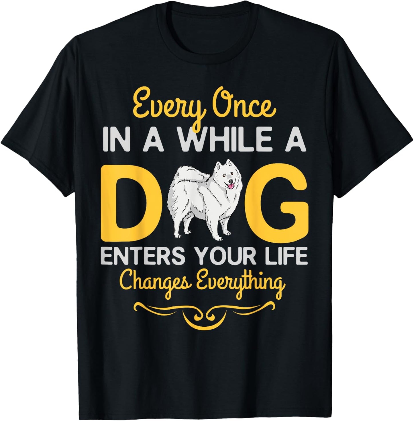 American Eskimo Dog Puppies Owner Lover Women Girls Kids T-Shirt - T-Shirt | Black
