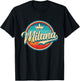 Milana retro name funny vintage first name Milana T-Shirt - T-Shirt | Black