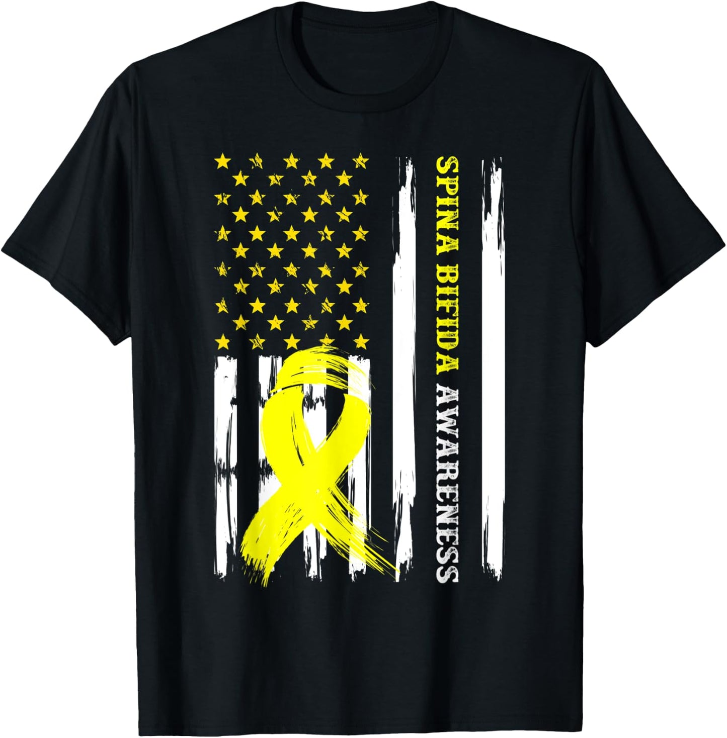 Spina Bifida Awareness For Parents Brother Mother Dad Nephew T-Shirt - T-Shirt | Black